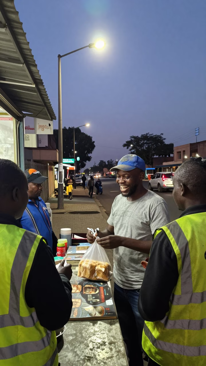 Night Transaction in Johannesburg in in Johannesburg, South Africa