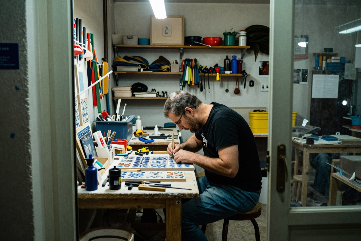 Night Workshop in Istanbul at Late At Night Light in in Istanbul, Turkey