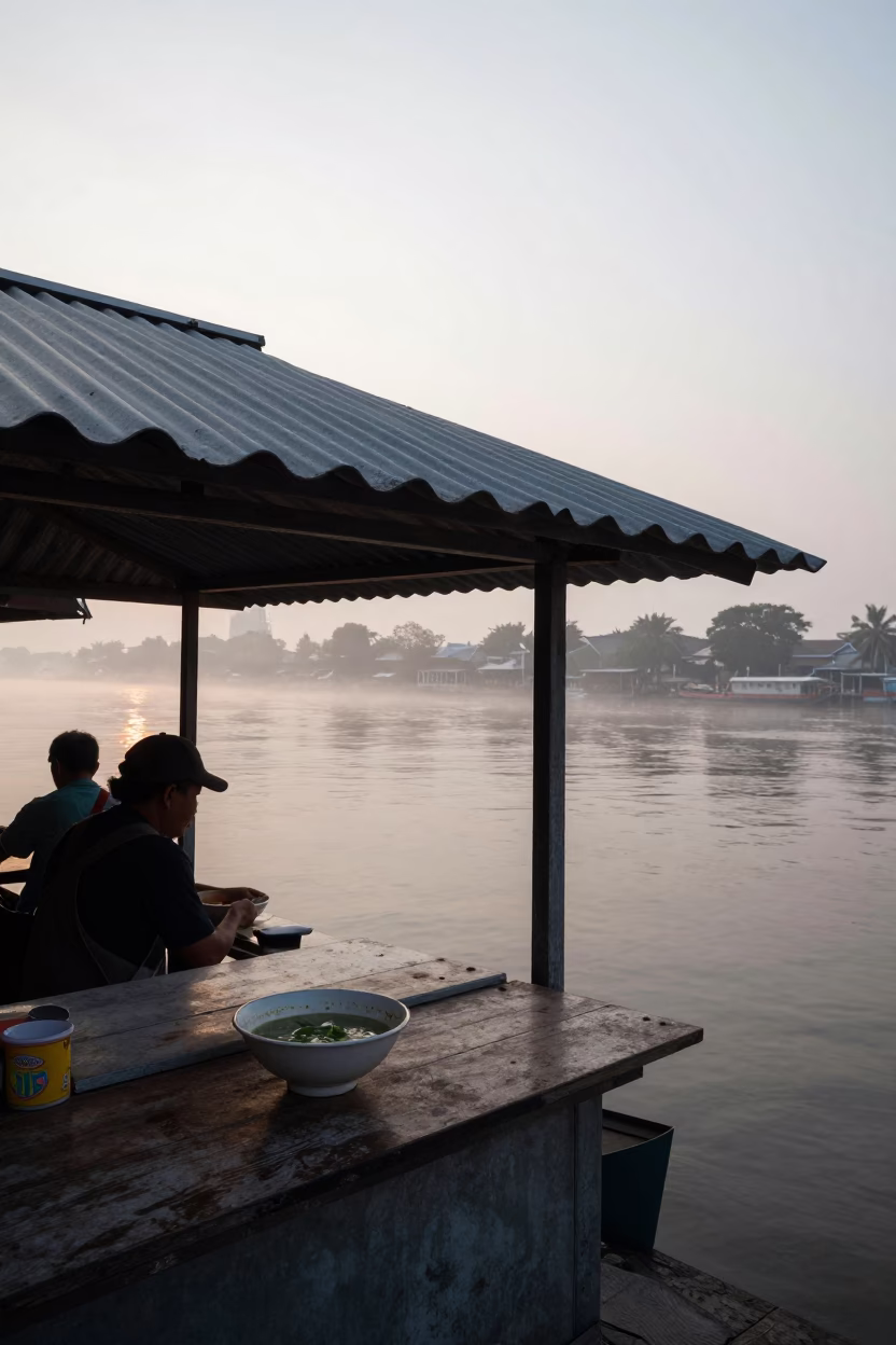 Noodle Stall in Bangkok in in Bangkok, Thailand