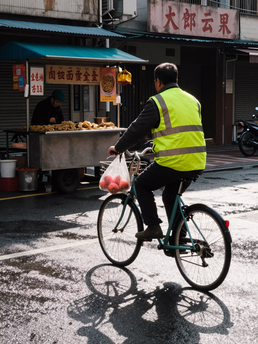Noodle Stall in Kaohsiung in in Kaohsiung, Taiwan