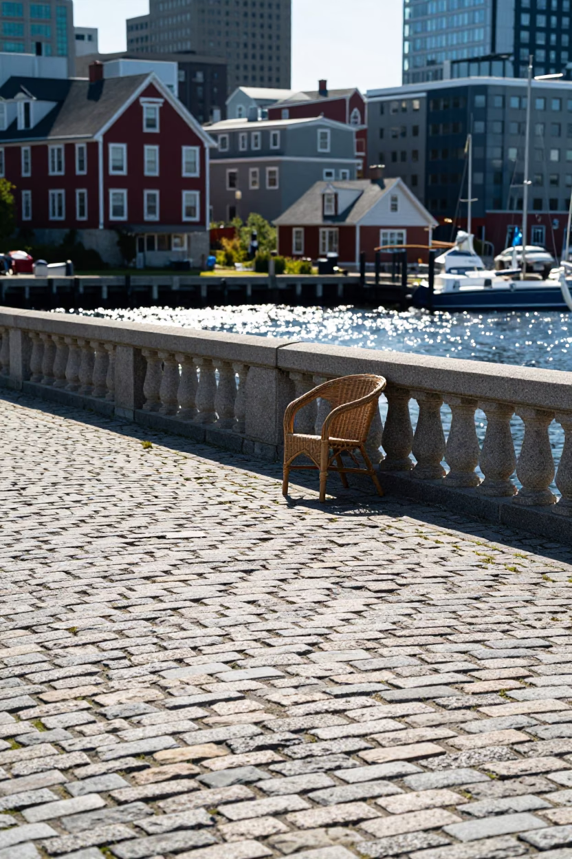 Noon Light at The Flat Glare Of Noon Light in Halifax in in Halifax, Nova Scotia, Canada