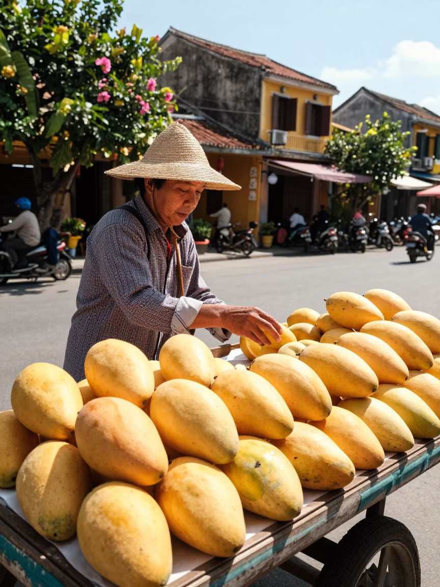 Noon Light at The Flat Glare Of Noon Light in Hoi An in in Hoi An, Vietnam