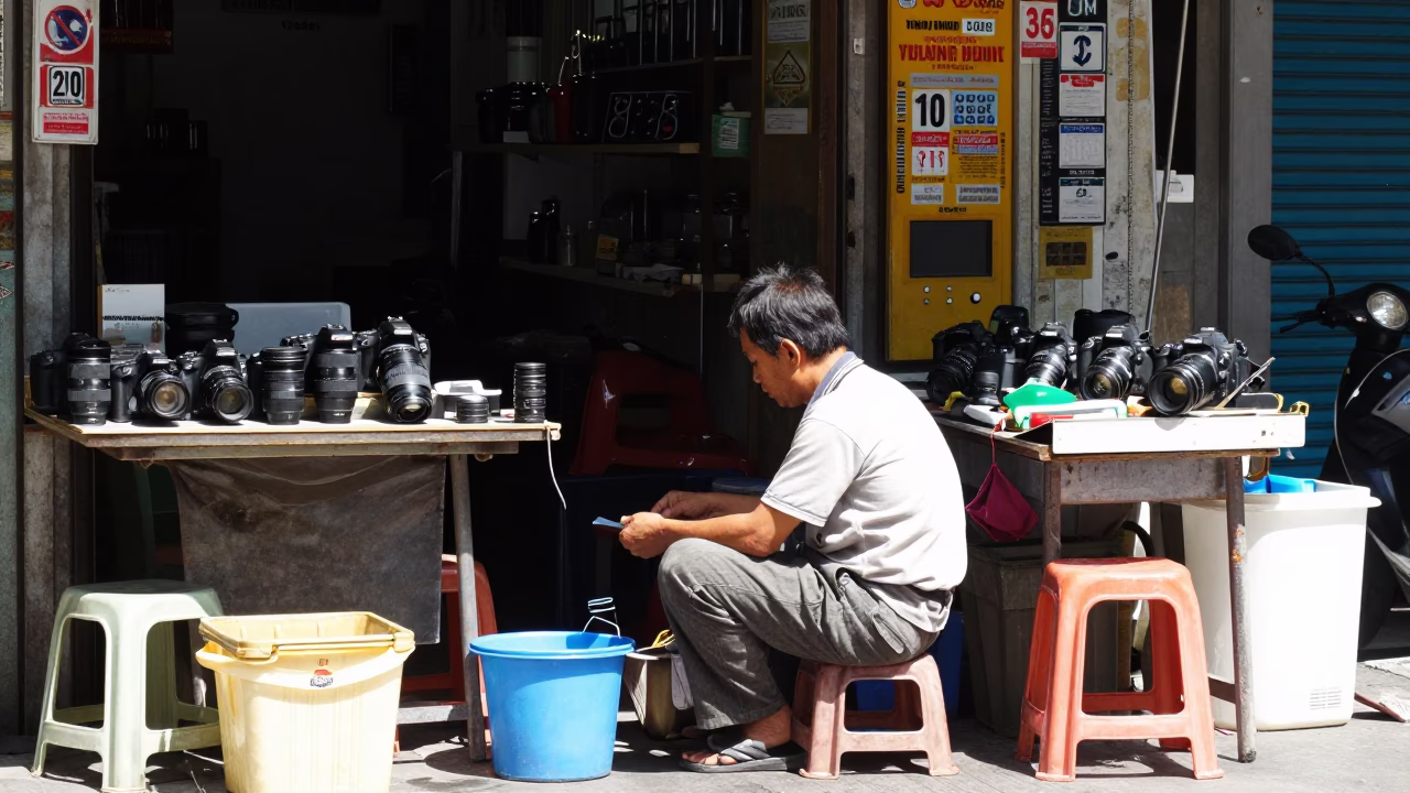 Noon Light in Ho Chi Minh City in in Ho Chi Minh City, Vietnam
