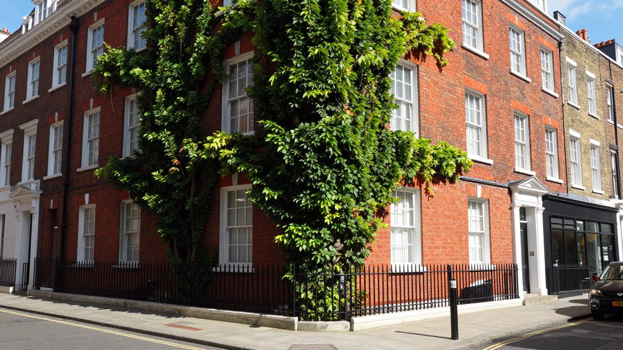Noon Light in London at The Flat Glare Of Noon Light in in London, United Kingdom