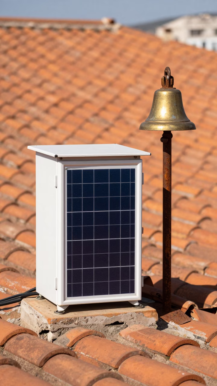 Noon Light in Marseille at The Flat Glare Of Noon Light in in Marseille, France