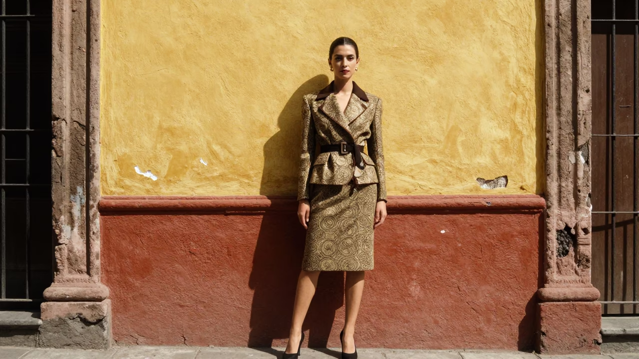 Noon Light in Mexico City at The Flat Glare Of Noon Light in in Mexico City, Mexico