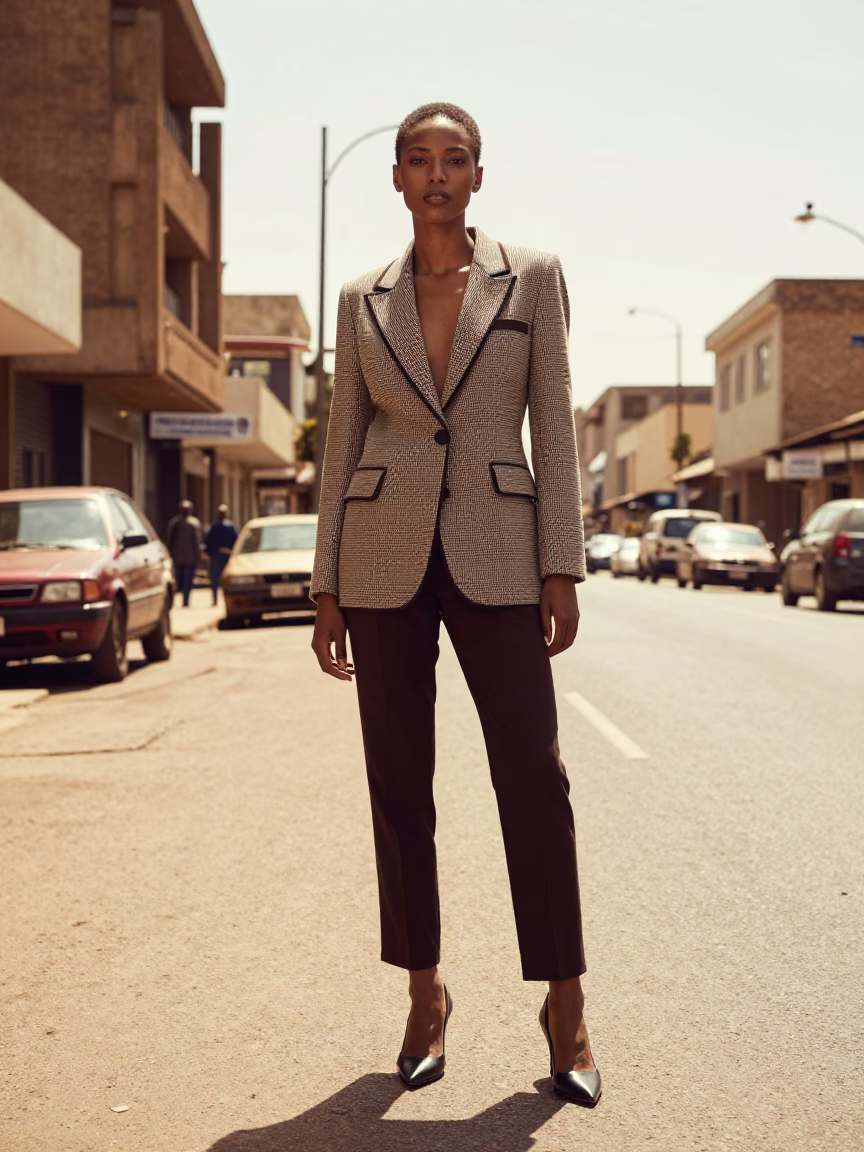 Noon Light in Nairobi at The Flat Glare Of Noon Light in in Nairobi, Kenya