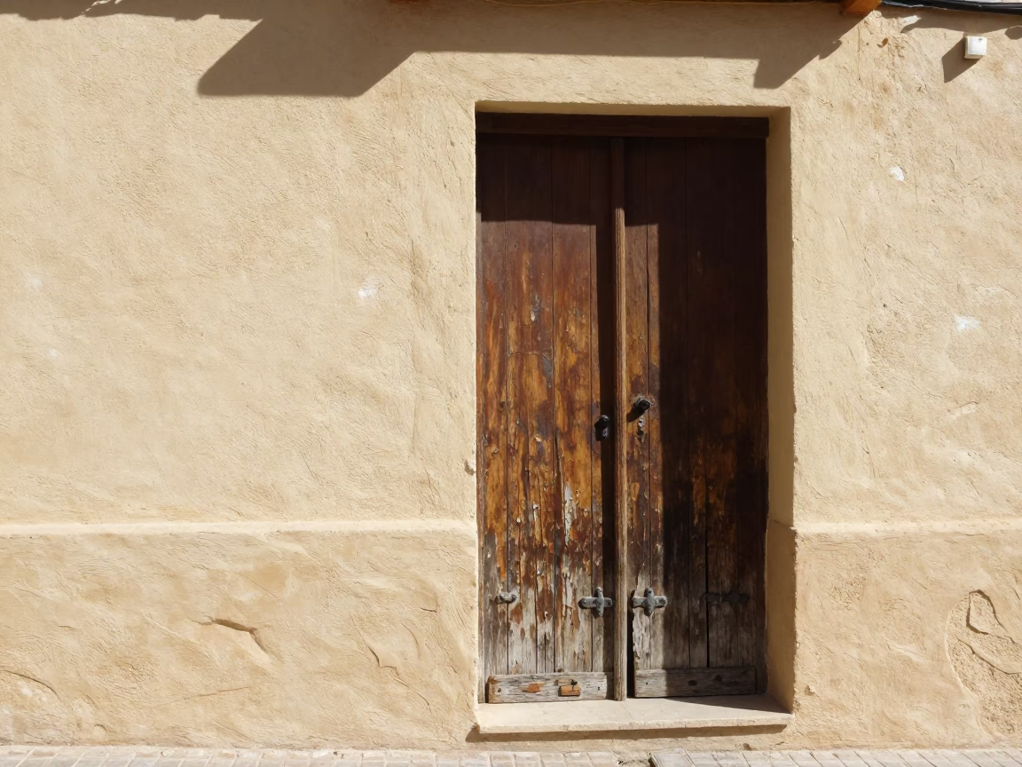 Noon Sunlight in Valencia at The Flat Glare Of Noon Light in in Valencia, Spain
