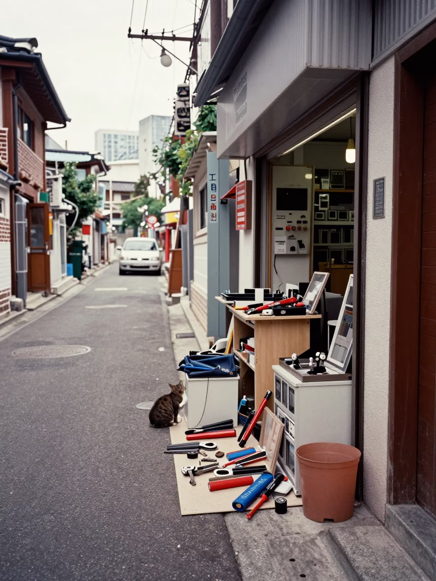 Observing Cat in Seoul in in Seoul, South Korea