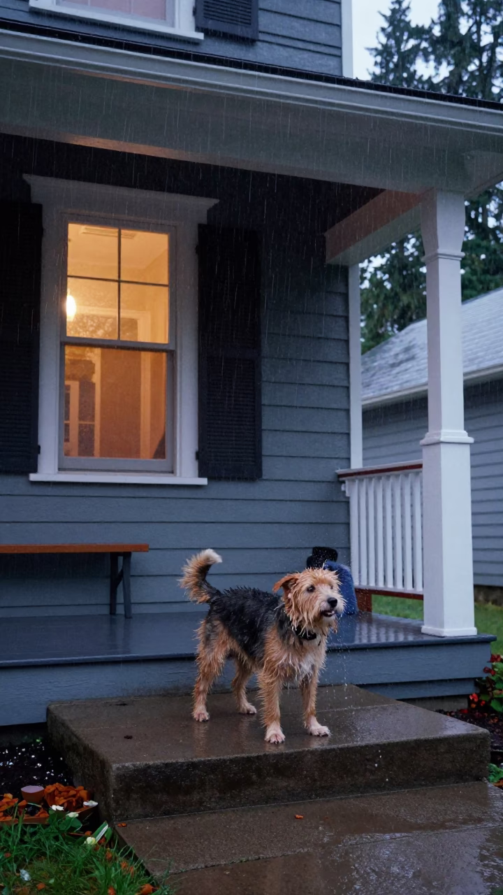 Off Rain in Portland in in Portland, Oregon, United States