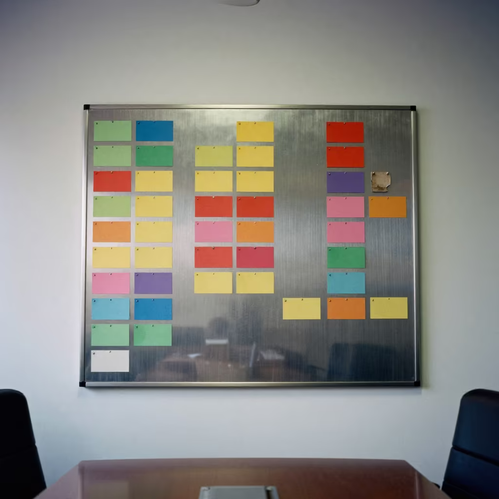 Office Seating Chart Board in Eskişehir Conference Room in inside a conference room in Eskişehir