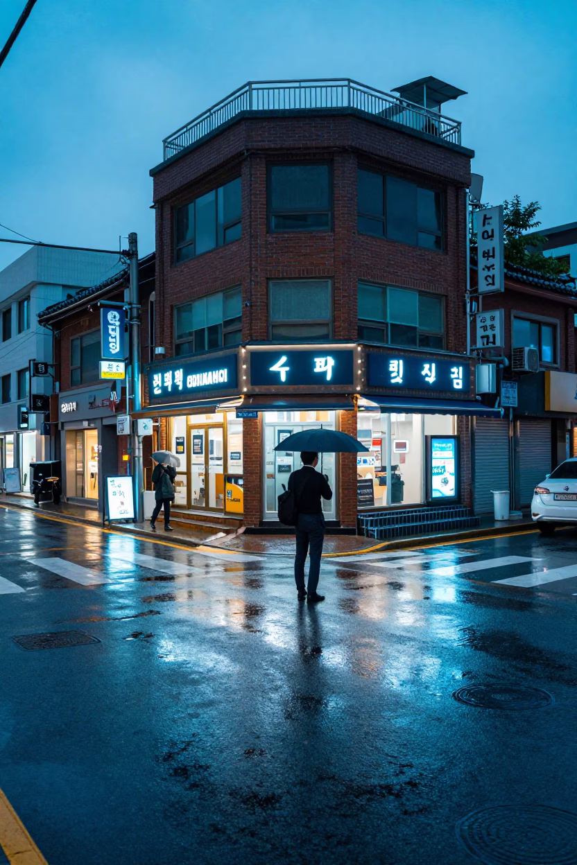 Office Worker in Seoul in in Seoul, South Korea