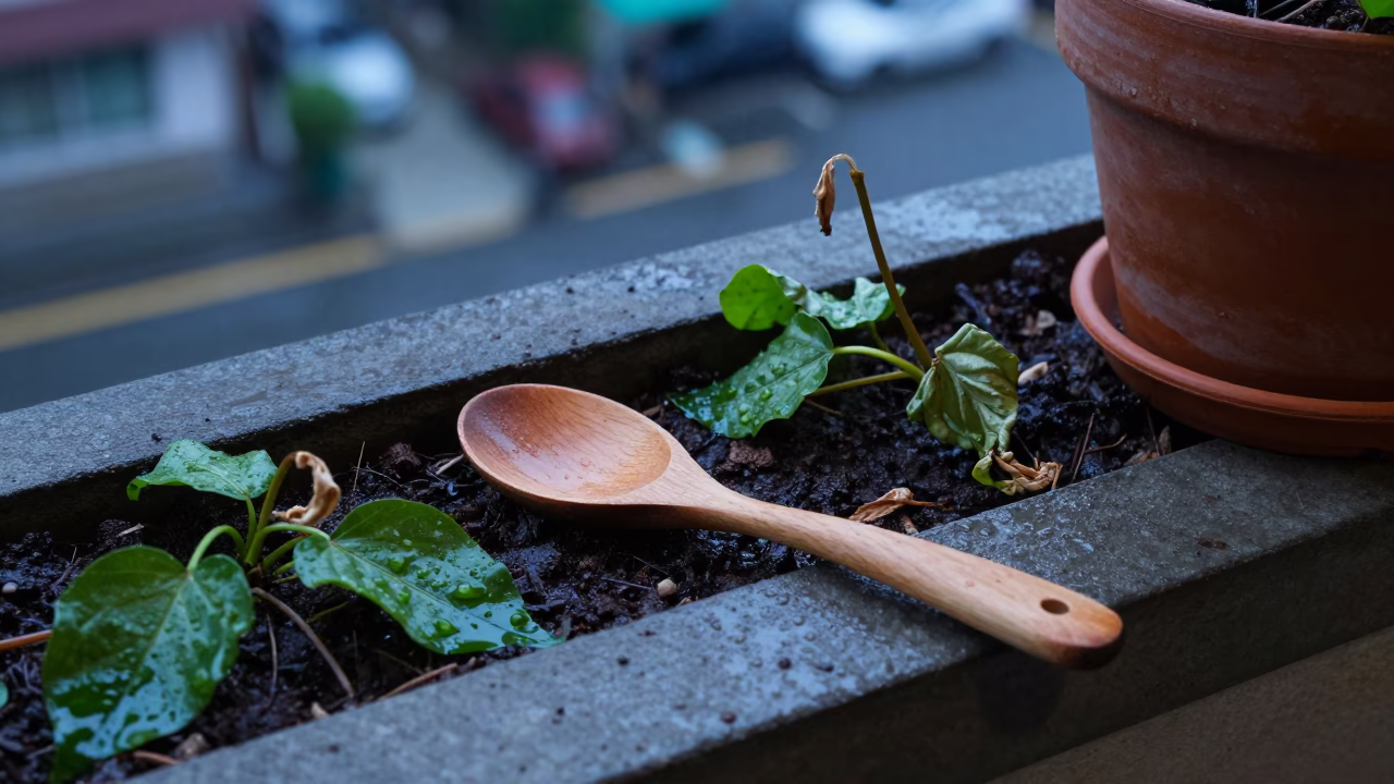 Olive Wood Spoon in Taipei in in Taipei, Taiwan