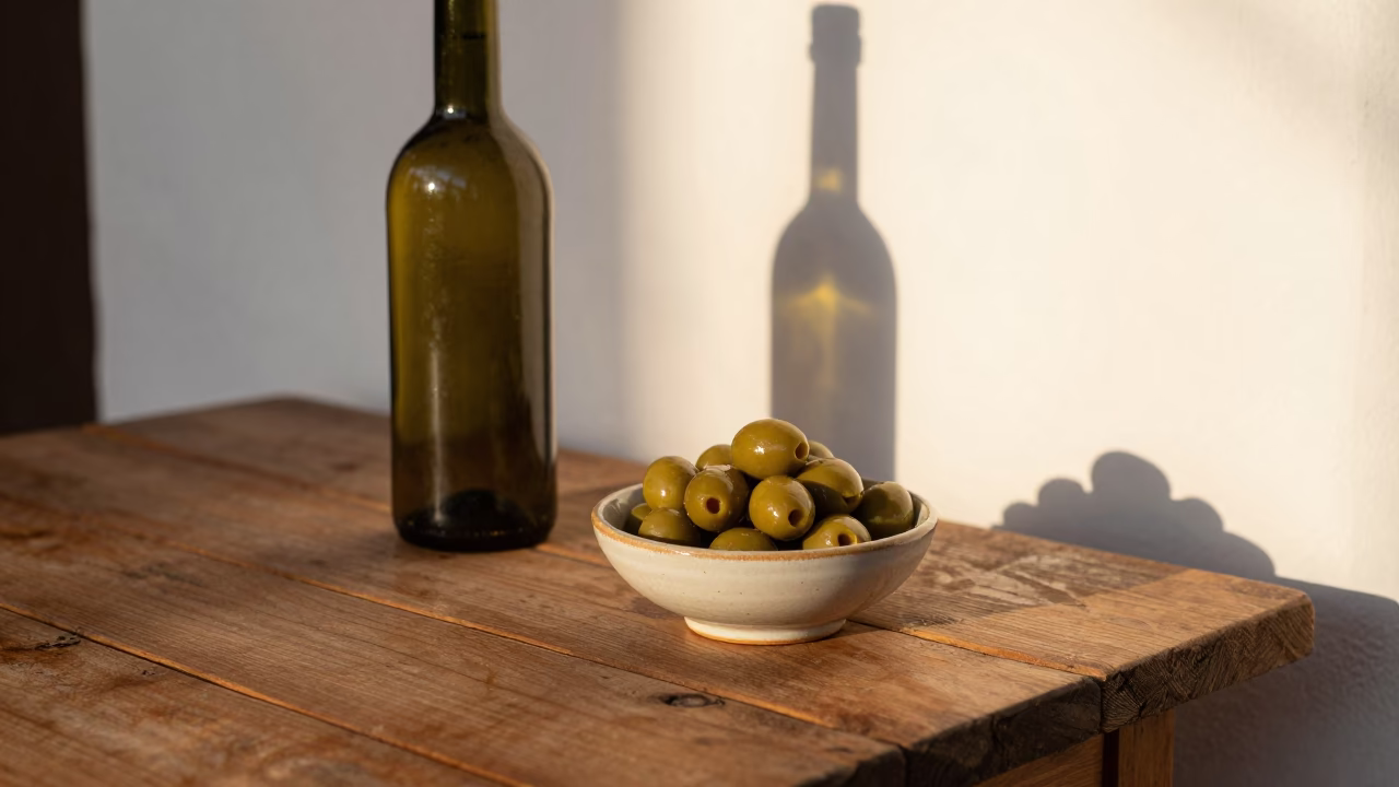 Olives at Golden Hour in Granada in in Granada, Spain