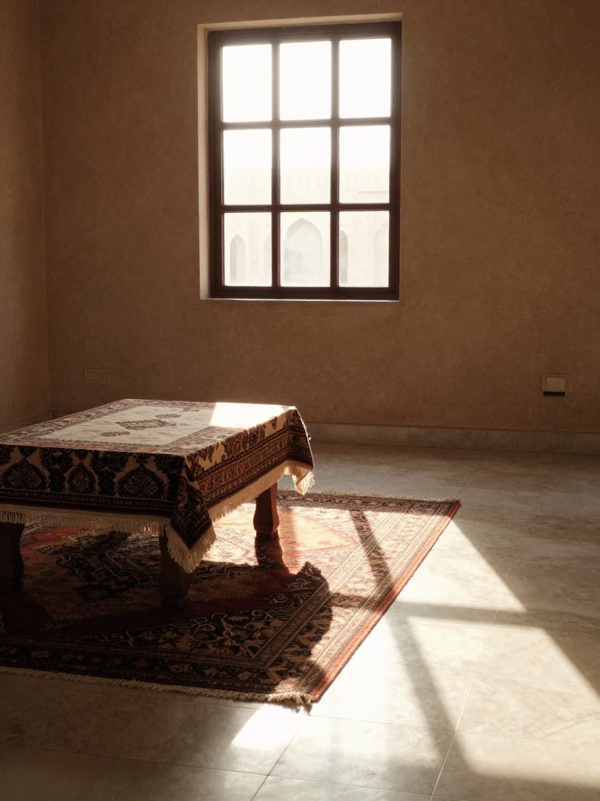 Omani Home just after sunrise in Muscat in in Muscat, Oman