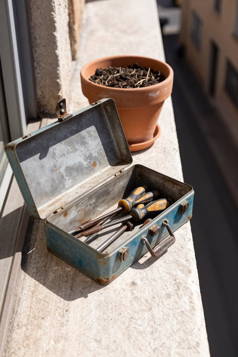 Open Metal Toolbox in Lyon in in Lyon, France