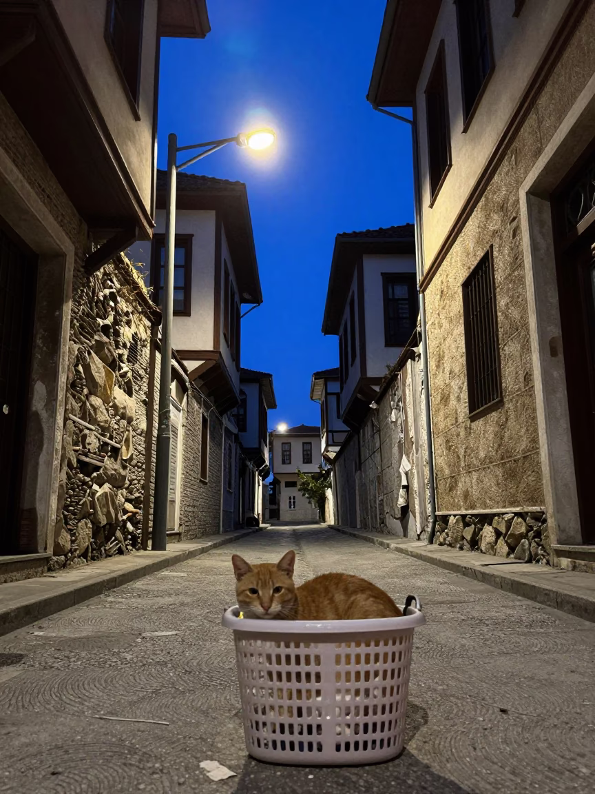 Orange Cat in Izmir in in Izmir, Turkey