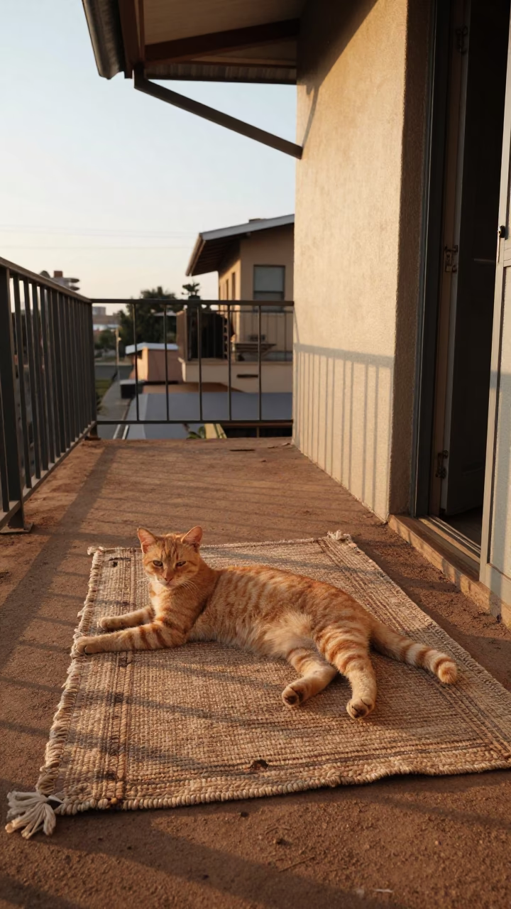 Orange Cat in Johannesburg in in Johannesburg, South Africa