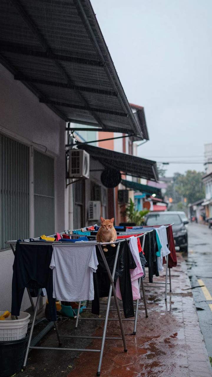 Orange Cat in Singapore in in Singapore, Singapore
