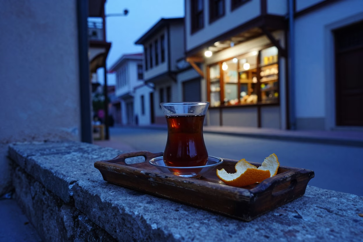 Orange Peel in Izmir in in Izmir, Turkey