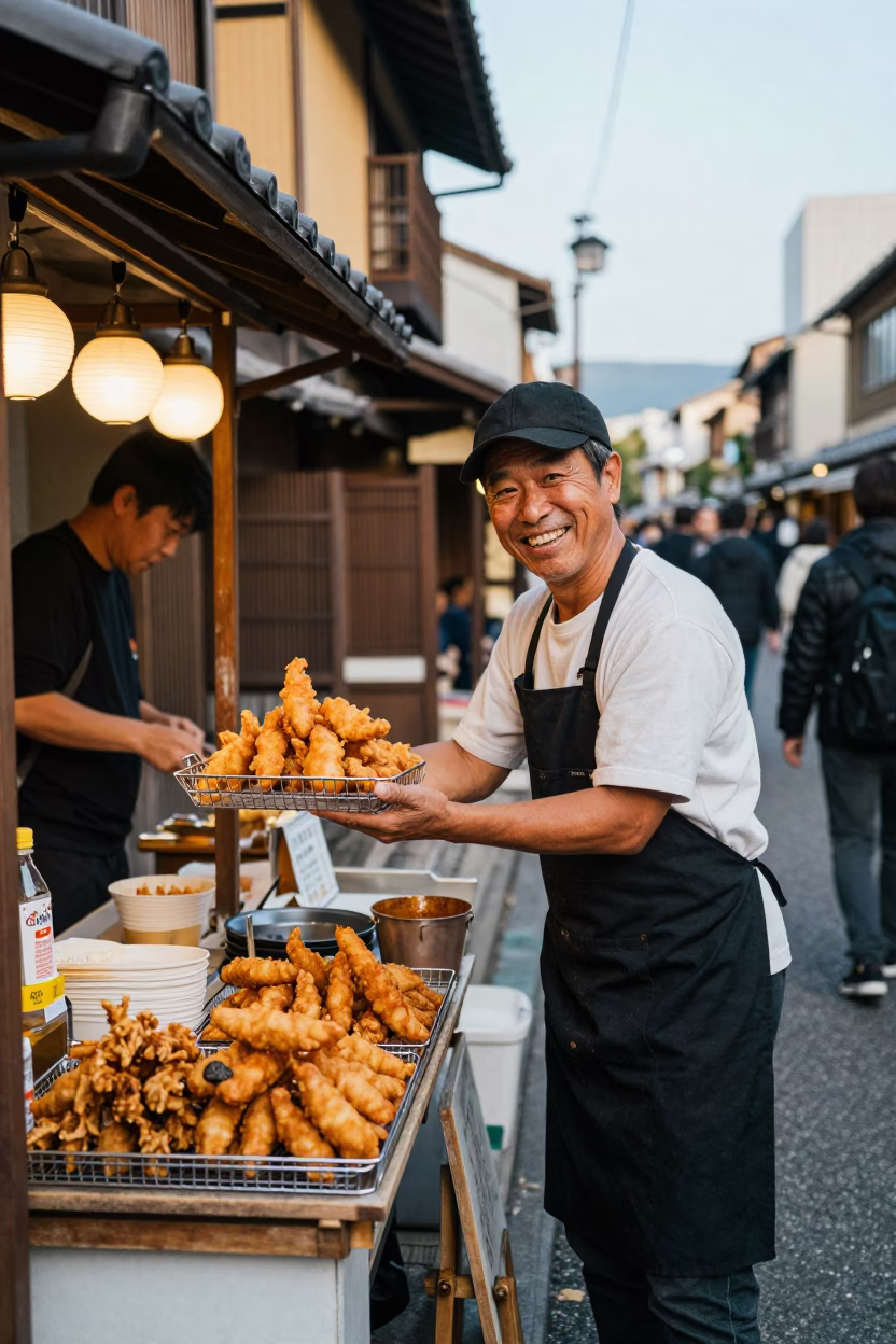 Osaka Late Morning at The Late Morning Light in in Osaka, Japan