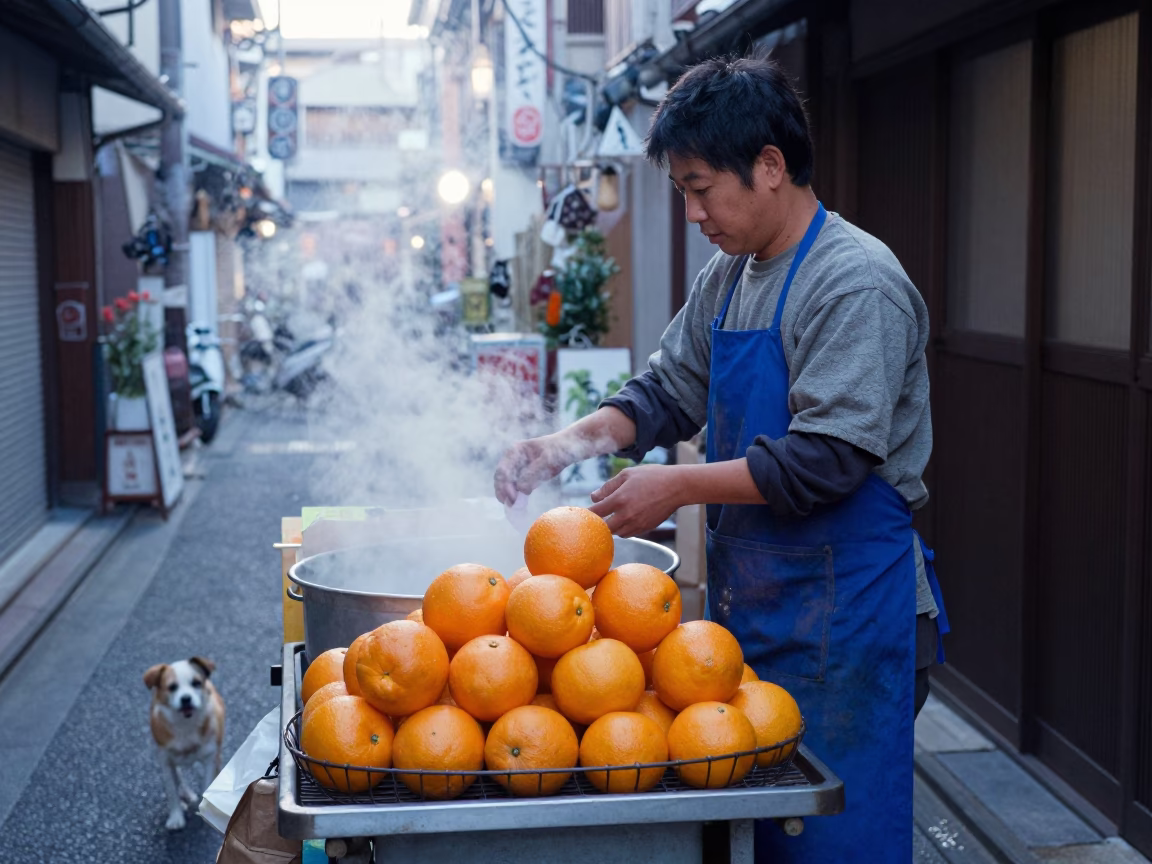 Osaka Vendor in Osaka in in Osaka, Japan