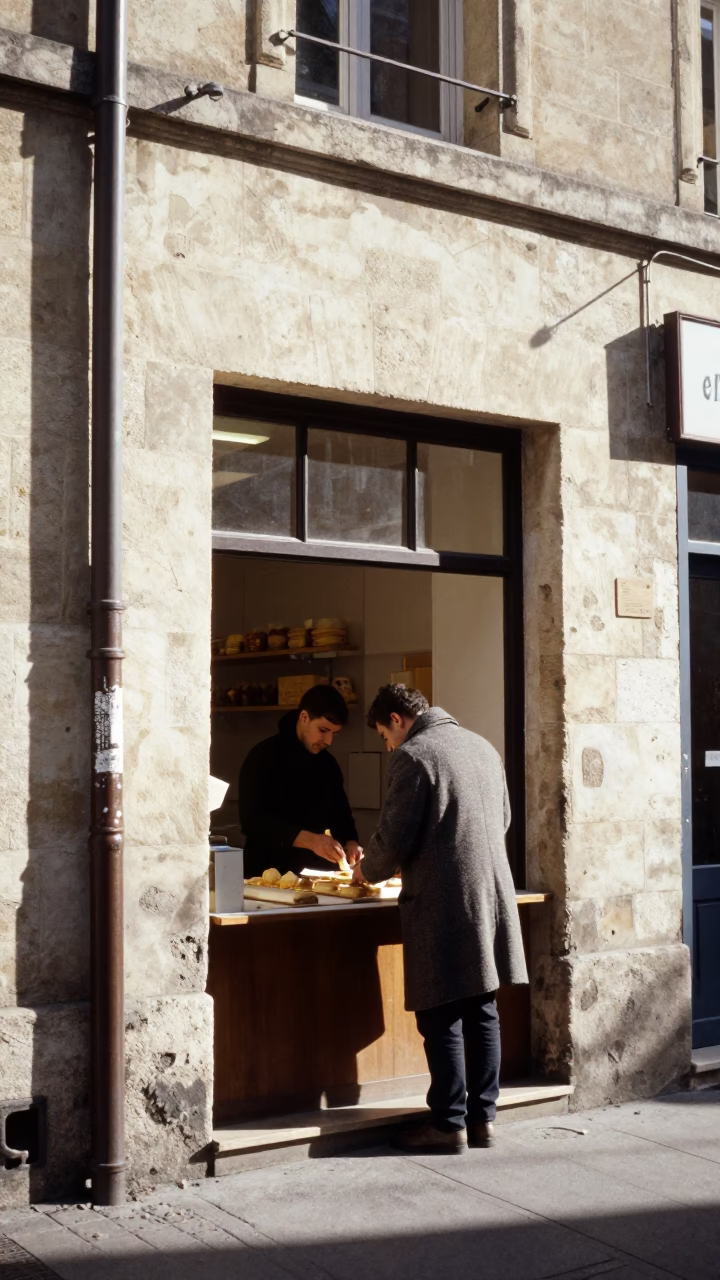 Outside Shop in Lyon in in Lyon, France