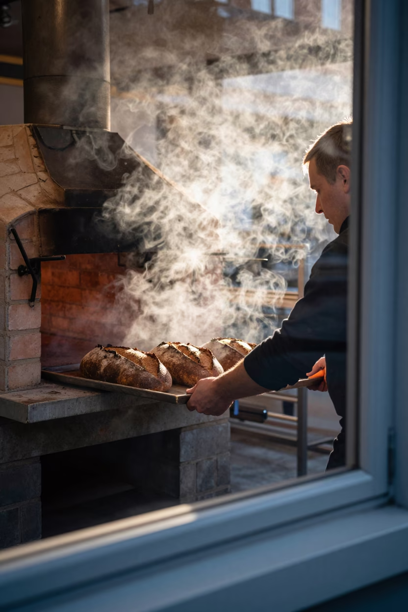 Oven at Early Morning Light in Berlin in in Berlin, Germany