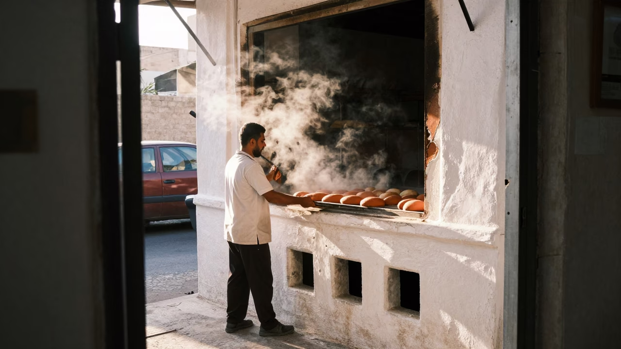 Oven just after sunrise in Alexandria in in Alexandria, Egypt