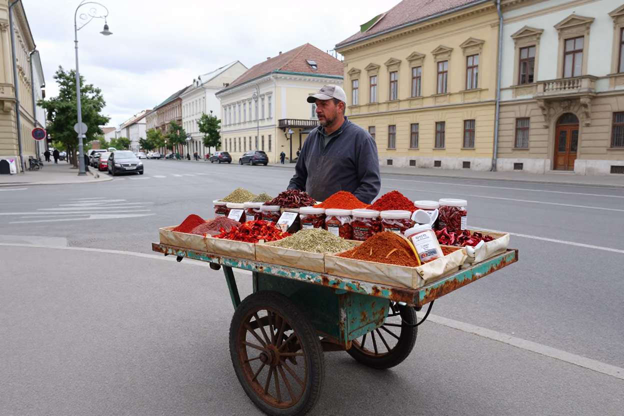 Packaging Paprika in Budapest in in Budapest, Hungary