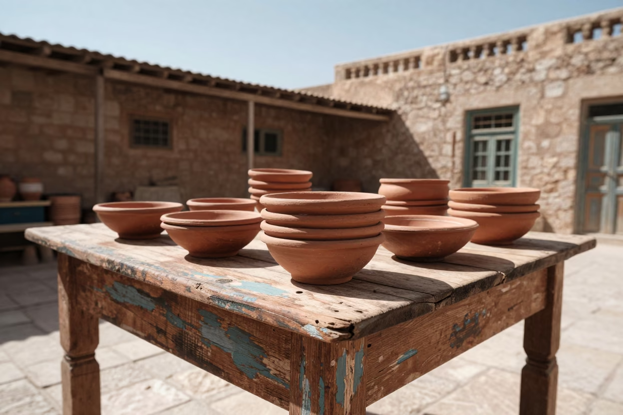 Painted Wood in Amman in in Amman, Jordan