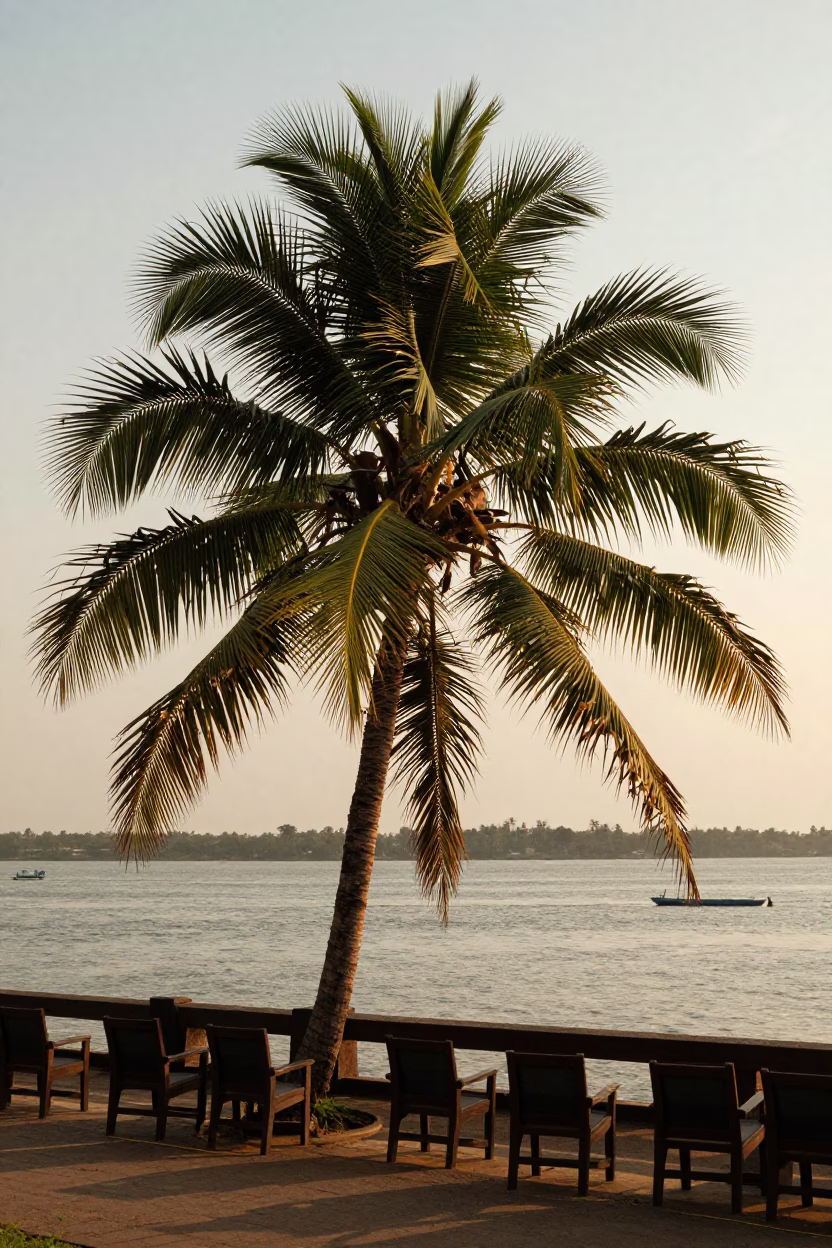 Palm Leaves in Kochi in in Kochi, India
