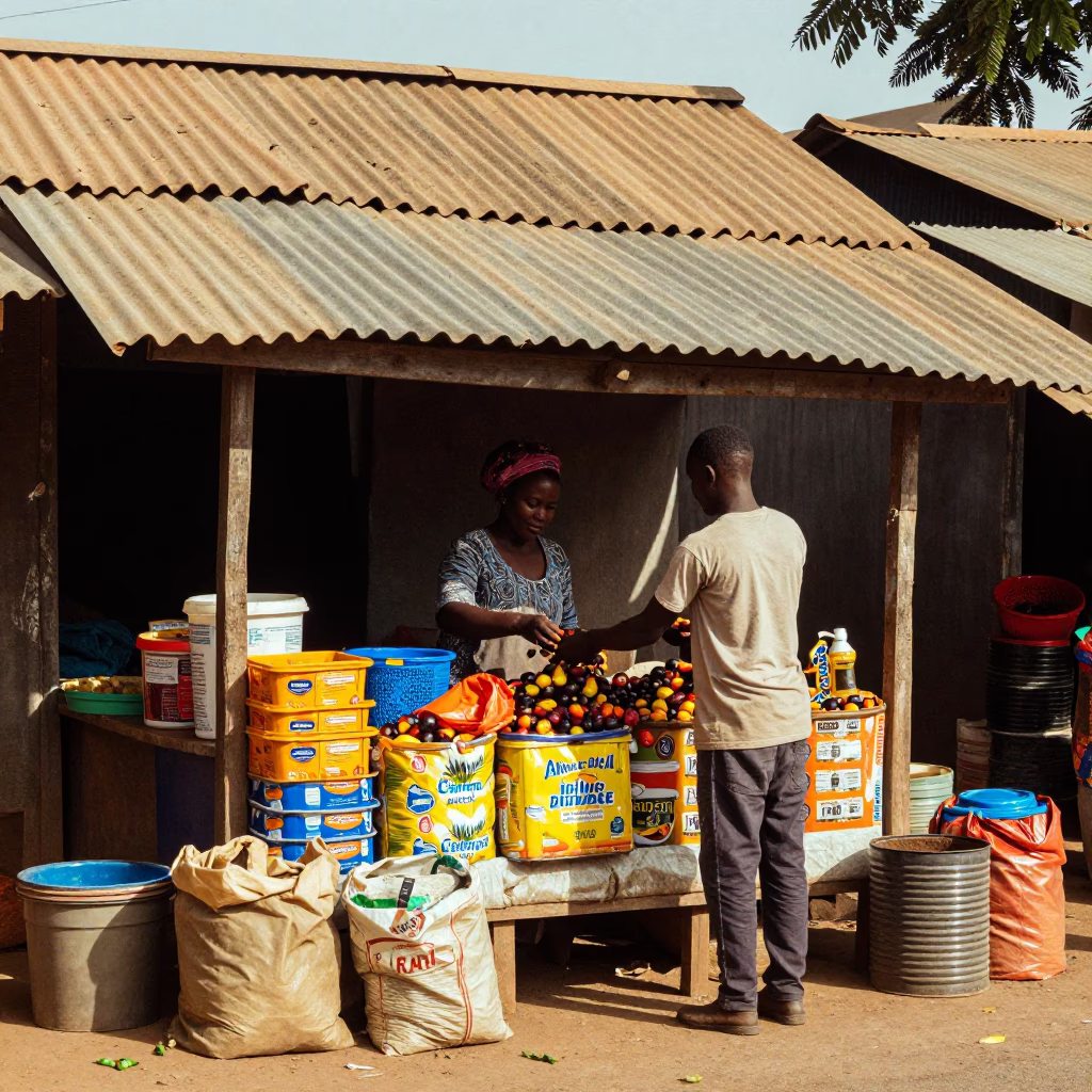 Palm Oil in Accra in in Accra, Ghana