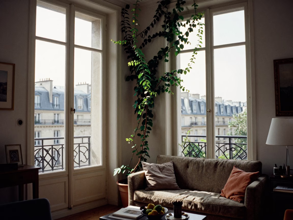 Paris Early Afternoon at The Early Afternoon Light in in Paris, France