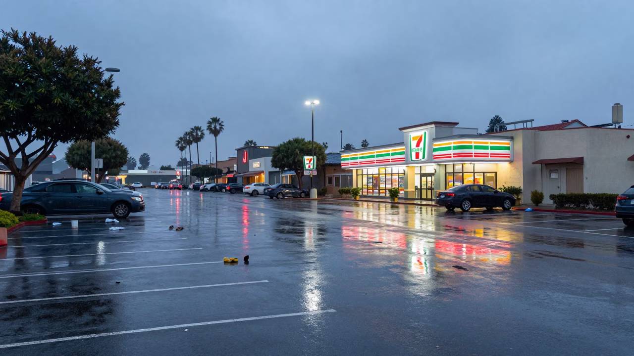 Parking Lot in San Diego in in San Diego, California, United States