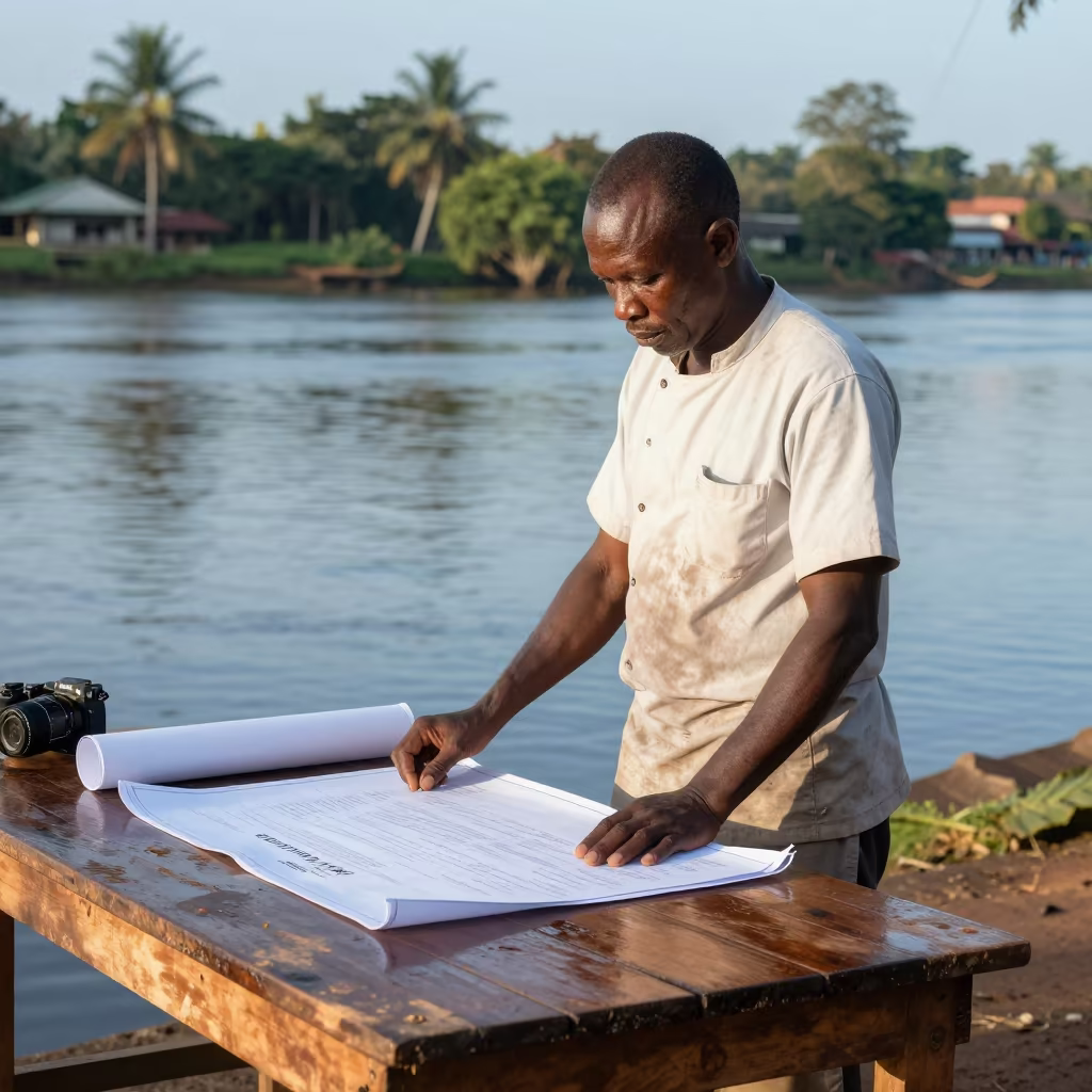 Pastry Apprentice Blueprints Riverside Livingstone in near a riverside landing in Livingstone