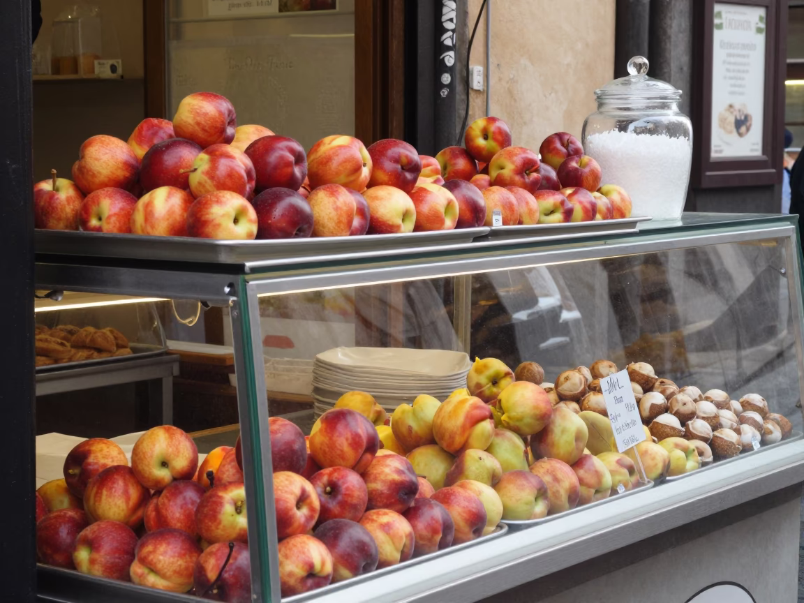Pastry Counter in Naples in in Naples, Italy