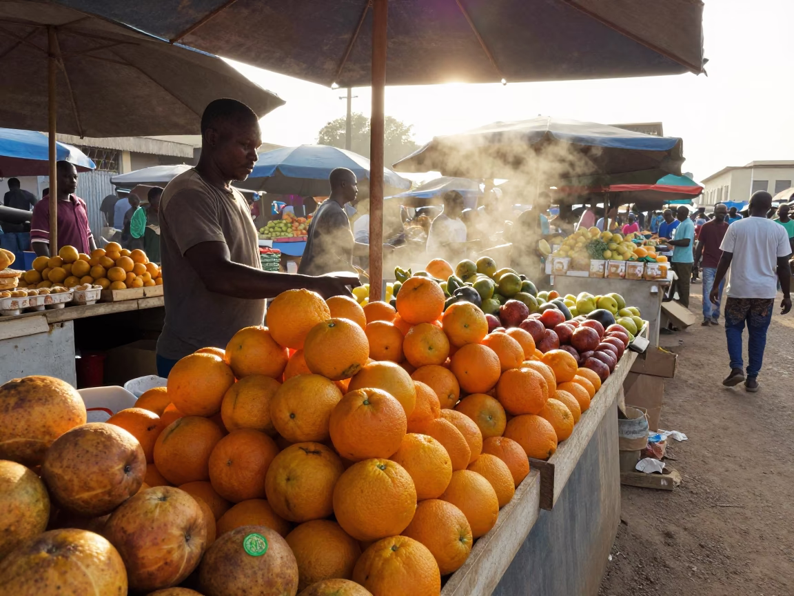 Pastry Stall in Dakar in in Dakar, Senegal