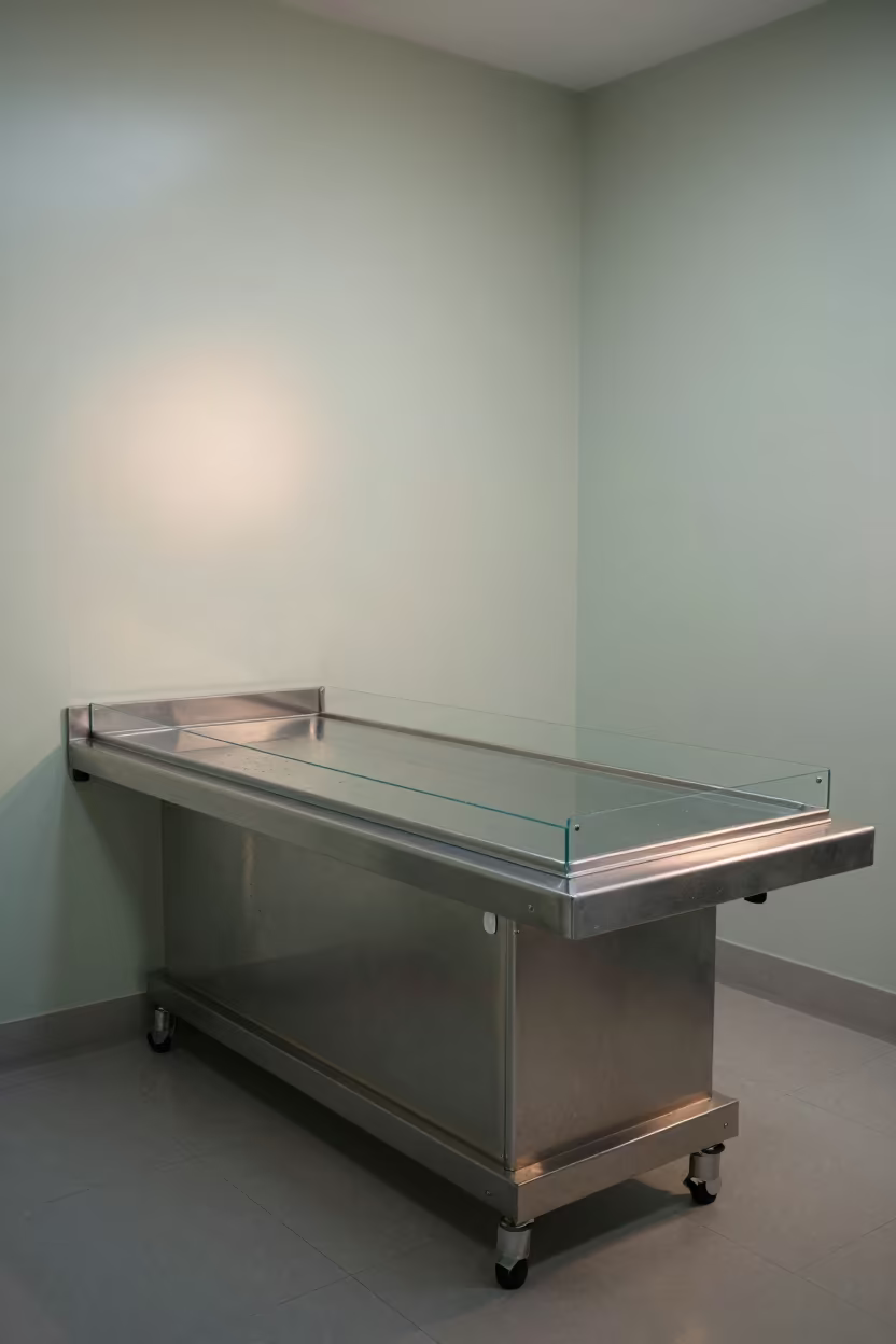 Pathology Tray in Clinic Exam Room Visakhapatnam in inside a clinic exam room in Visakhapatnam