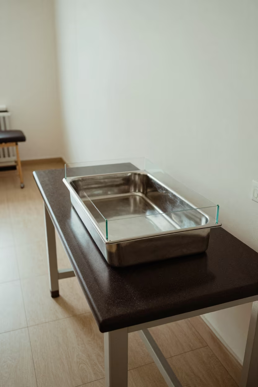 Pathology Tray in Rehabilitation Gym in inside a rehabilitation gym near Kutaisi