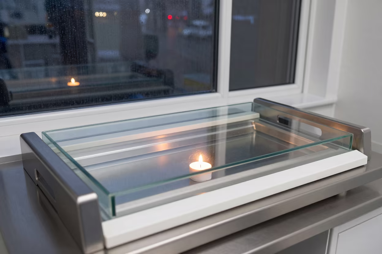 Pathology Tray in Warm Berlin Suite in inside an imaging suite near Berlin