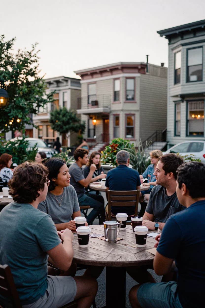 Patio Interaction in Seattle in in Seattle, Washington, United States