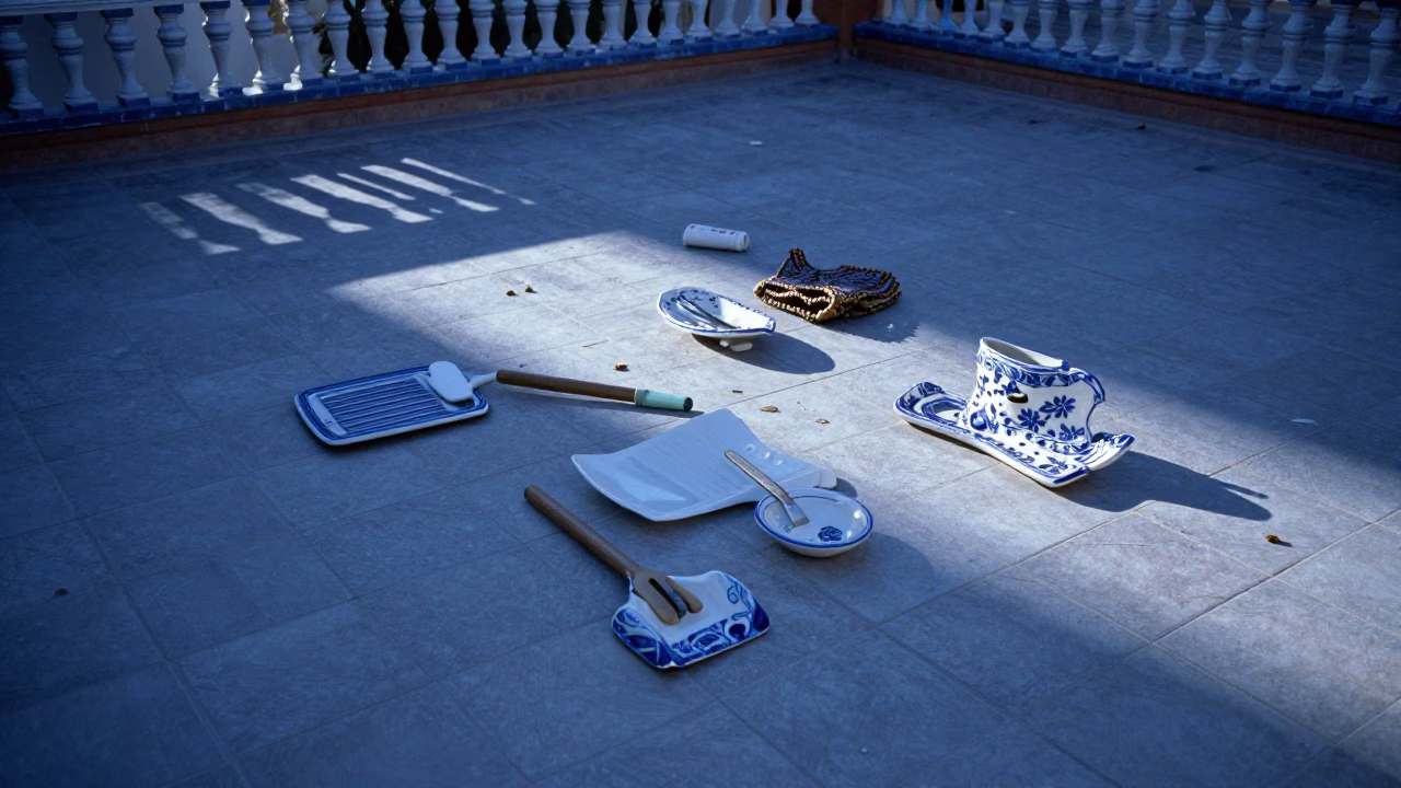 Patio Objects in Seville in in Seville, Spain