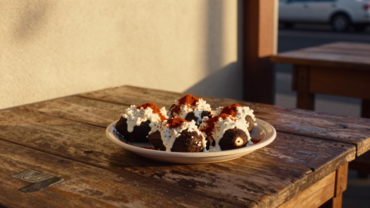 Patio Scene in San Diego at Honeyed Evening Light in in San Diego, California, United States