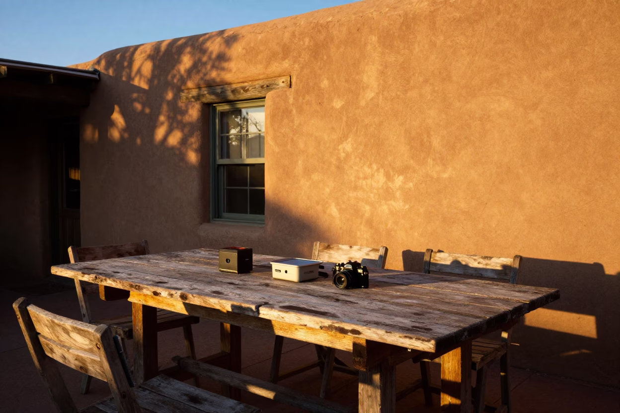 Patio Table in Santa Fe in in Santa Fe, New Mexico, United States