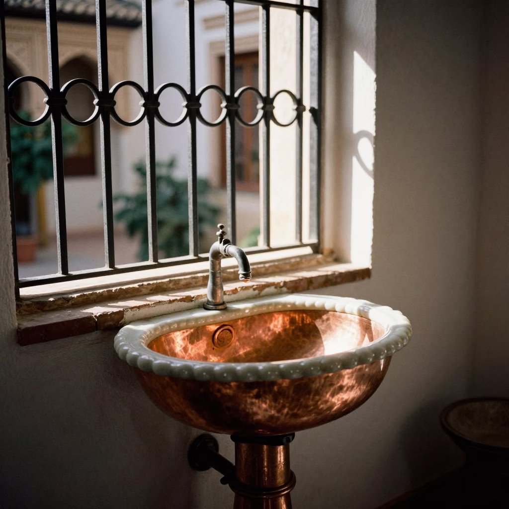 Patio Washbasin in Granada in in Granada, Spain