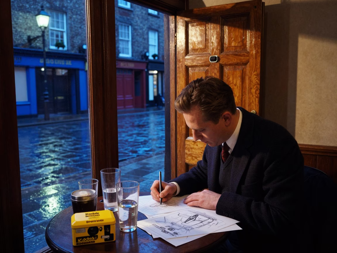 Patron Sketching in Dublin in in Dublin, Ireland