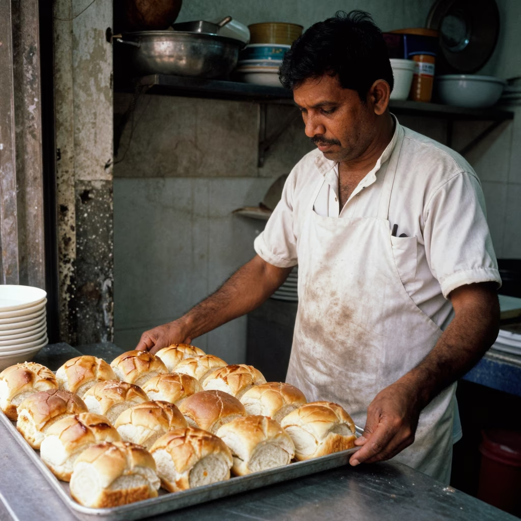 Pav Buns in Mumbai in in Mumbai, India