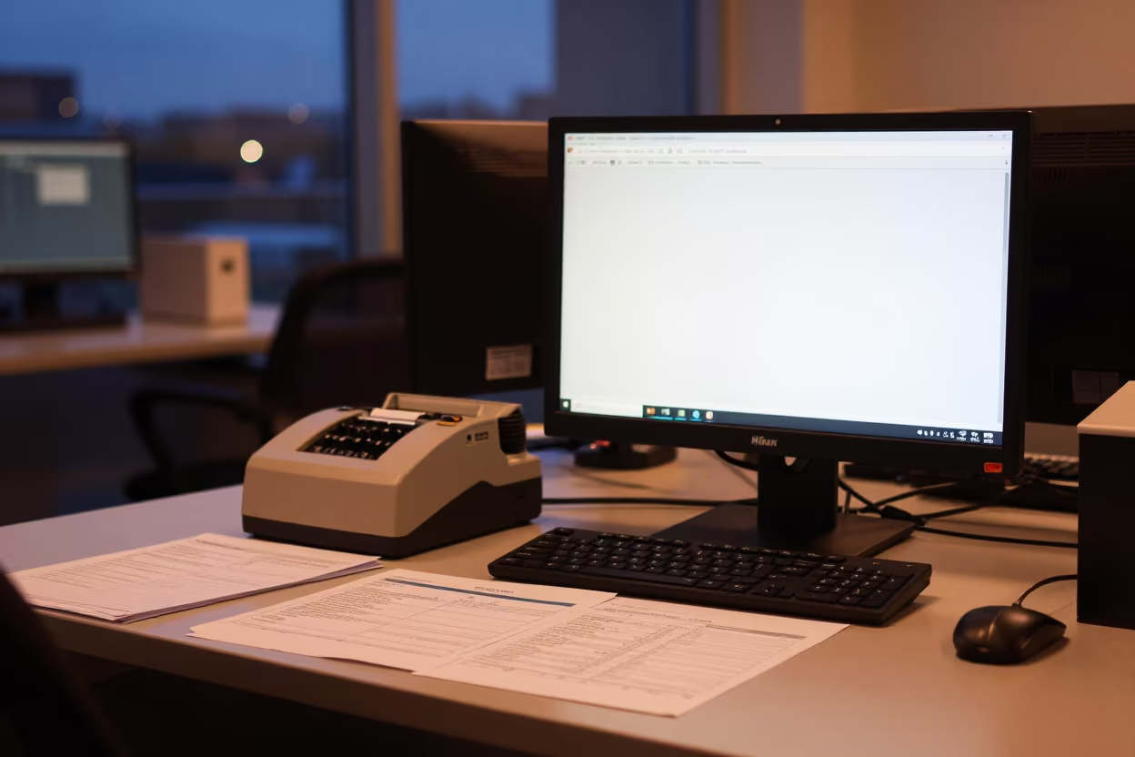 Payroll Workstation in Safi Coworking Office in inside a coworking floor in Safi