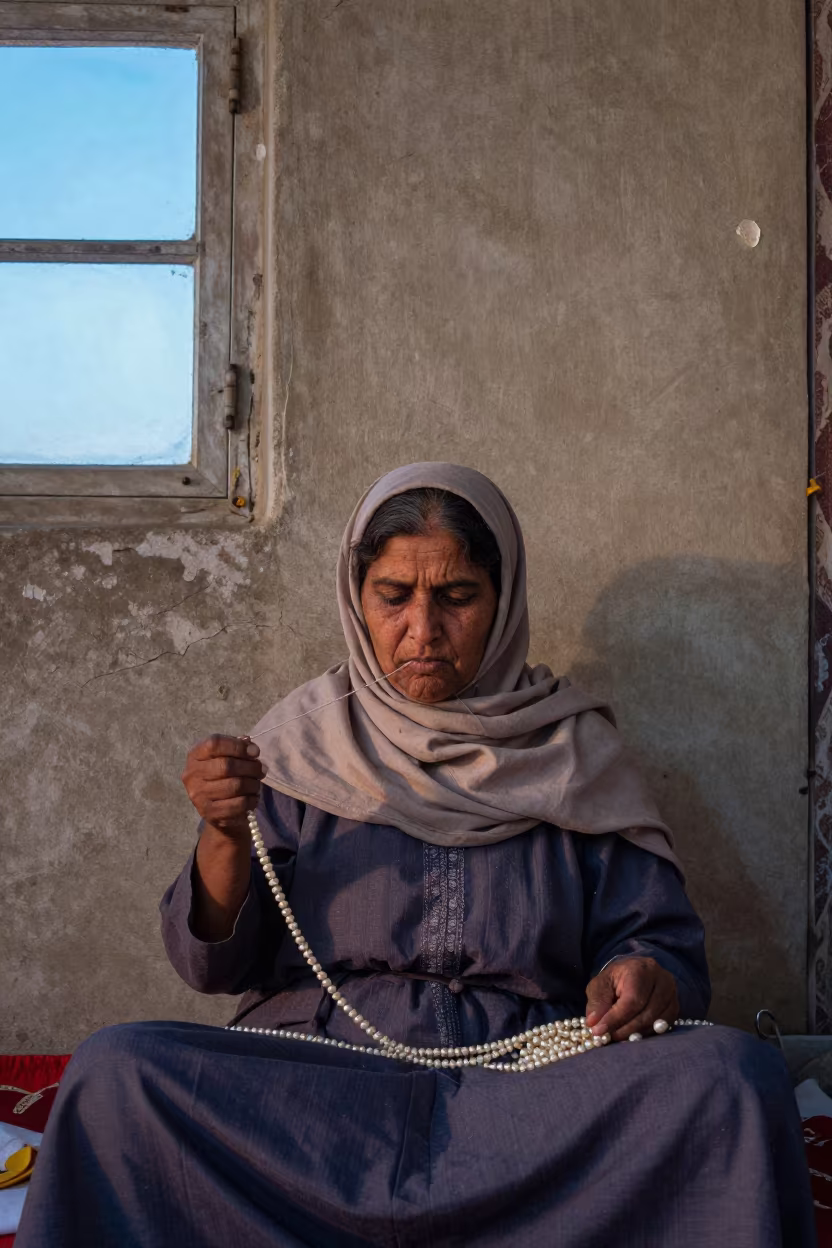 Pearl Stringer Before Dawn in Old Islamabad in in the old quarter in Islamabad